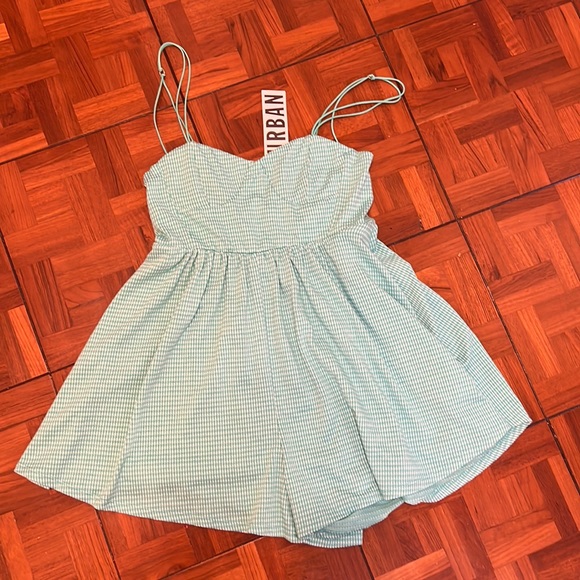 Urban Outfitters Dresses & Skirts - Urban Outfitters sz S jumper Teal and White